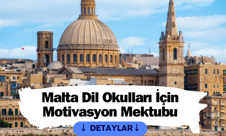 Malta Dil Okulları İçin İyi Niyet Mektubu