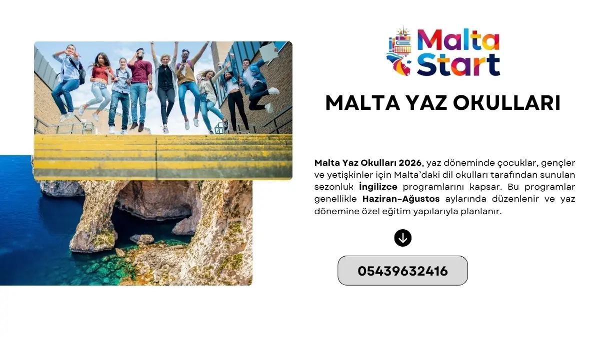 Malta yaz okulları İngilizce programları – 2026 yaz dönemi öğrenci dil eğitimi