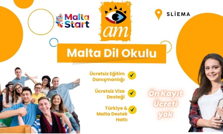 AM Language Malta Dil Okulu Sliema’da İngilizce eğitimi ve kayıt danışmanlığı
